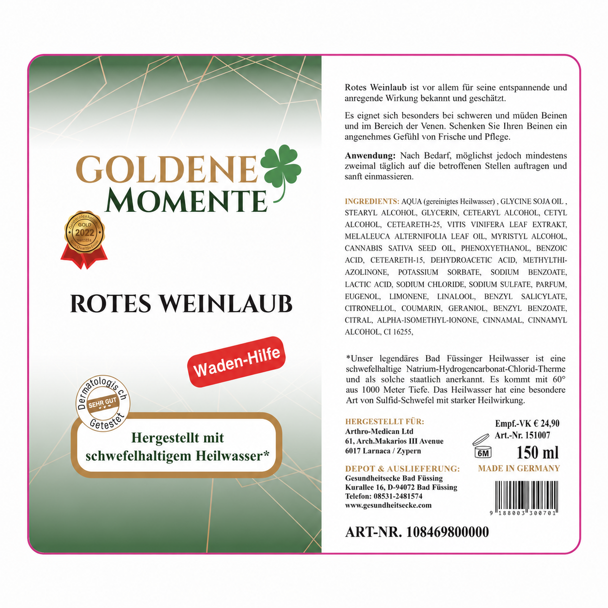 Rotes Weinlaub - NIMM DREI gemischt 25% Rabatt