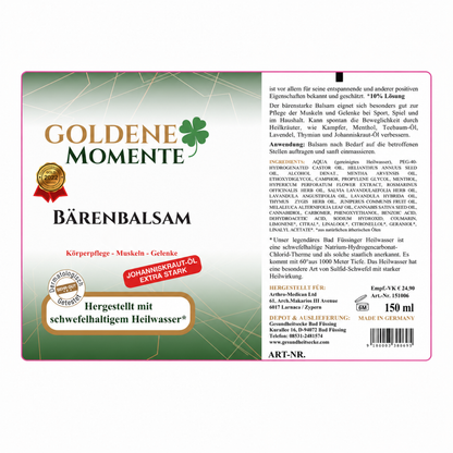 Bärenbalsam  -  NIMM DREI gemischt 25% Rabatt