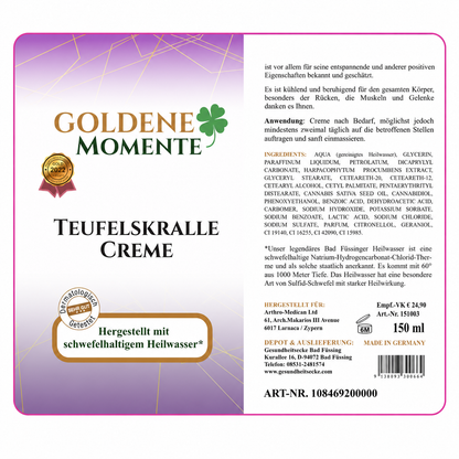 Teufelskralle Creme  -  NIMM DREI gemischt 25% Rabatt