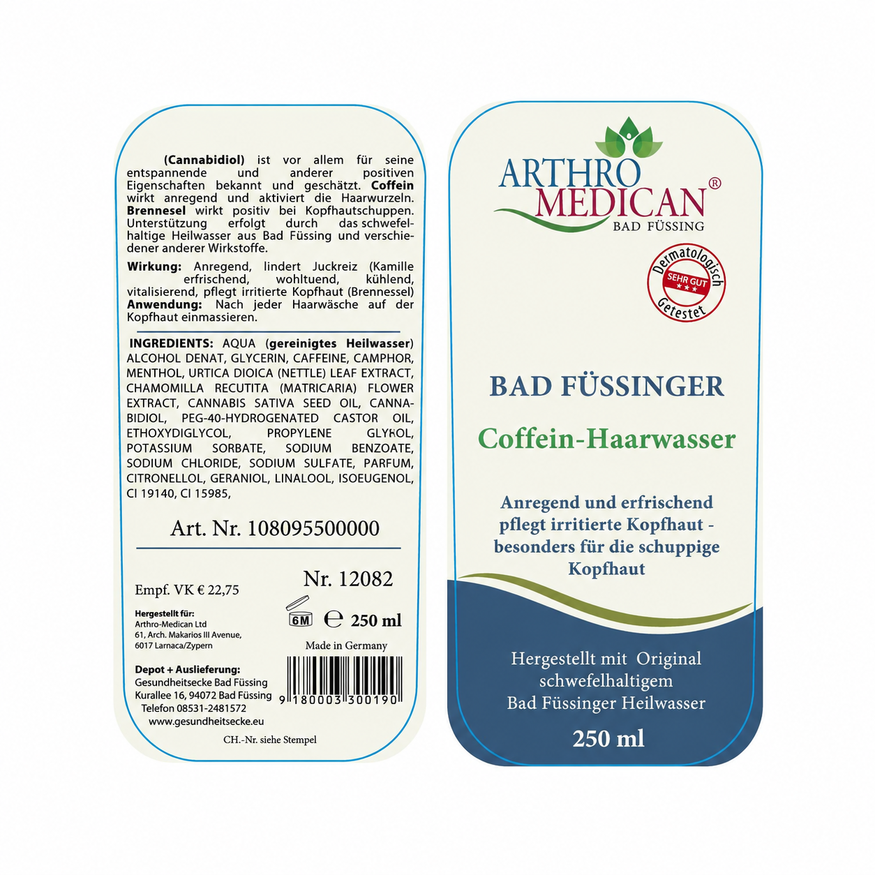 Coffein-Haarwasser  -  NIMM DREI gemischt 25% Rabatt