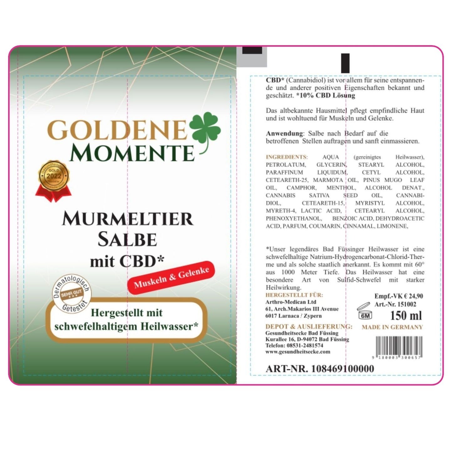 Murmeltier Salbe