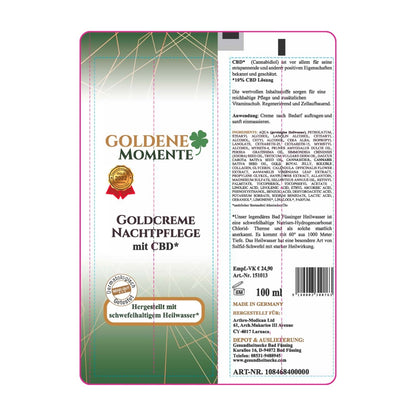 Goldcreme Nachtpflege