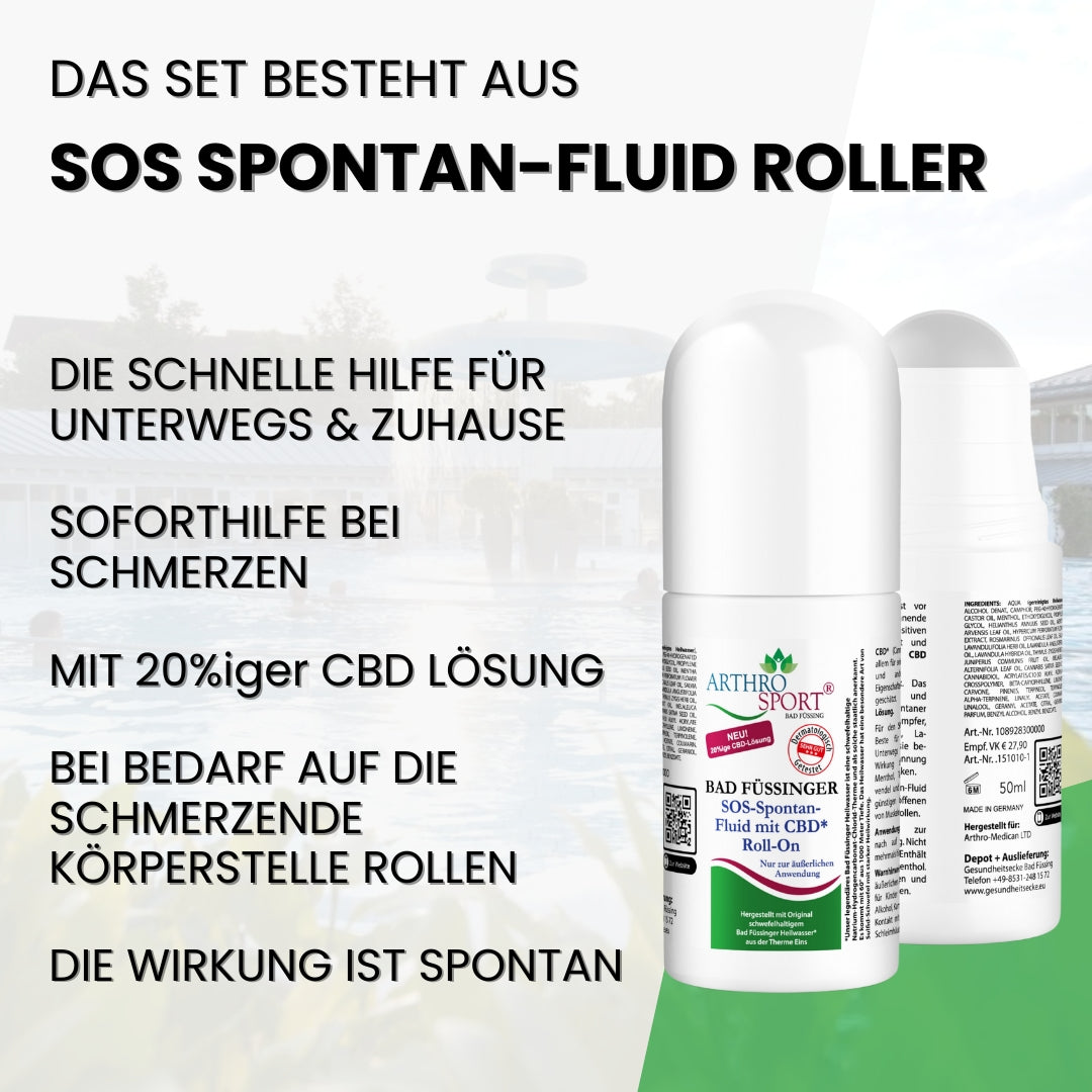 SOS-SPONTAN-FLUID Roll-On - Schmerzbefreiende Soforthilfe