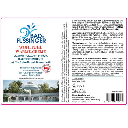 Wohlfühl Wärme Creme